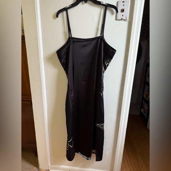 Marvel x Teddy Fresh Blue and Black Venom Slip Dress - Picture 3 of 9